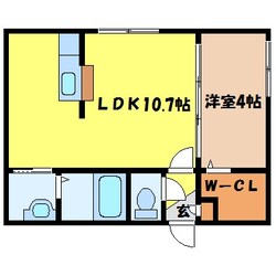 中島公園駅 徒歩12分 1階の物件間取画像